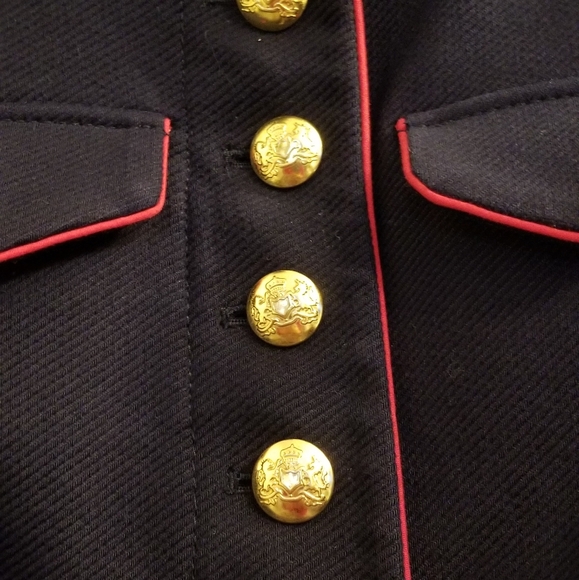 Banana Republic x Olivia Palermo Military Navy Blue Jacket - Picture 7 of 16